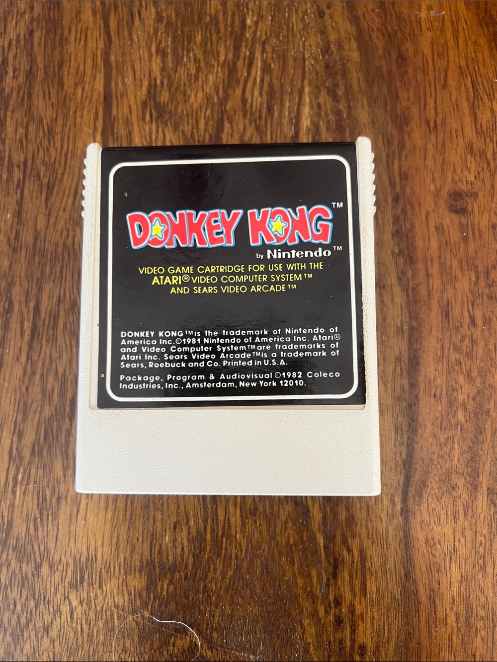 Donkey Kong Atari 2600 Coleco 1982